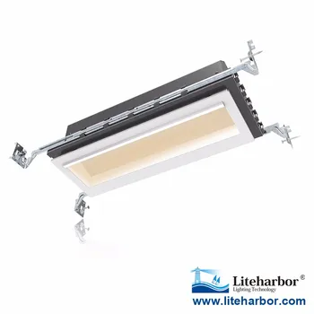 12 linear wall wash multiple recessed lighting fixtures with