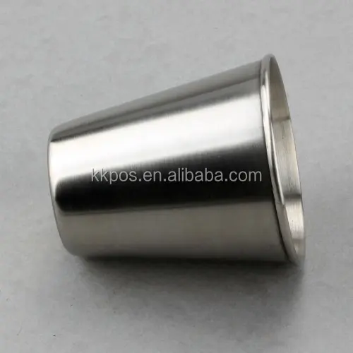 Stainless steel metal barrel shot glass from unitedplastics