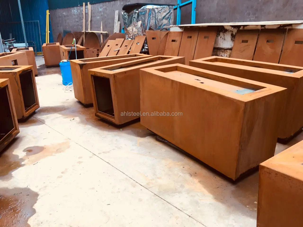 Neueste Rauchfreien Corten Stahl Outdoor Gas Feuerstelle - Buy Gas