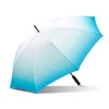 Gradient Sky Blue Ultra Light Carbon Fiber Shaft Ribs Golf Umbrella