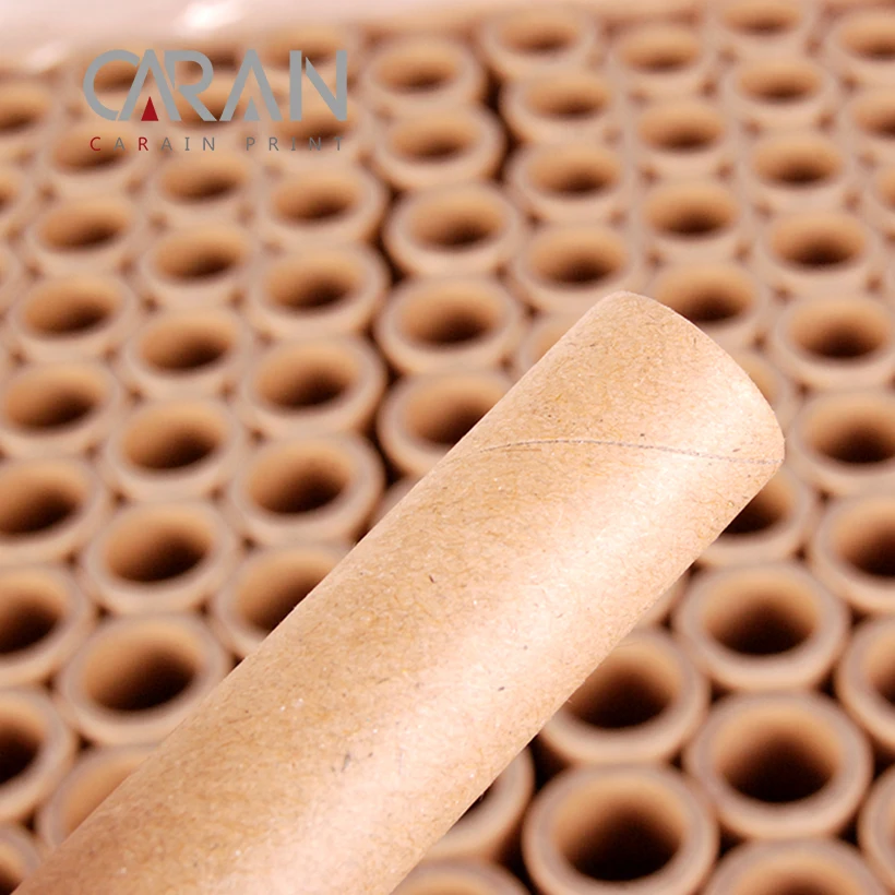 
Custom size thermal paper pack brown kraft paper 3mm thick industrial tube 