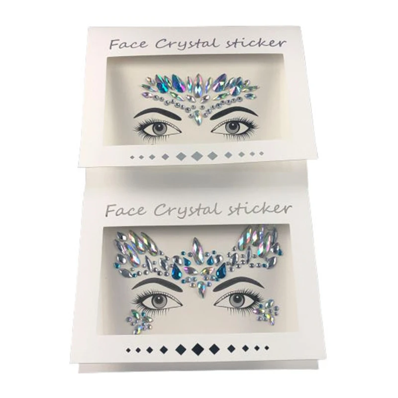 

Festival Face Jewels Crystal Holographic Body Art Rhinestones Face Body Jewels