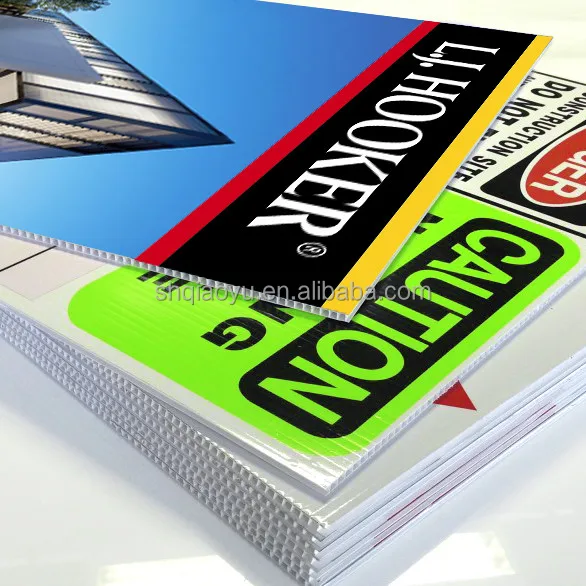 
Factory Price Wholesale Custom Logo Printed 4x8 Coroplast Sheet Sign For Yard 