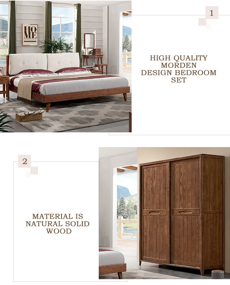 Turkish Style Home Solid Natural Wood Color Furniture Bedroom Set Buy