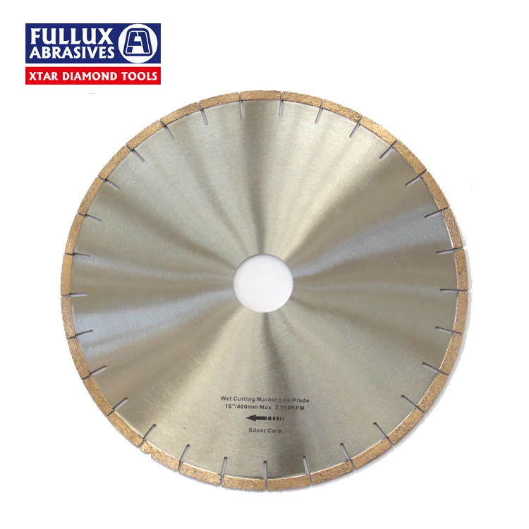 Fullux Silver Brazed Cutting Disc 500mm Diamond Saw Blades For Marble