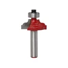 Carbide Classical round over beading profile Woodworking wave edge router bits with 8mm shank for carpenter carving tools
