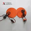 Electric Round Silicone Rubber Flexible Heater Elements with thermostat