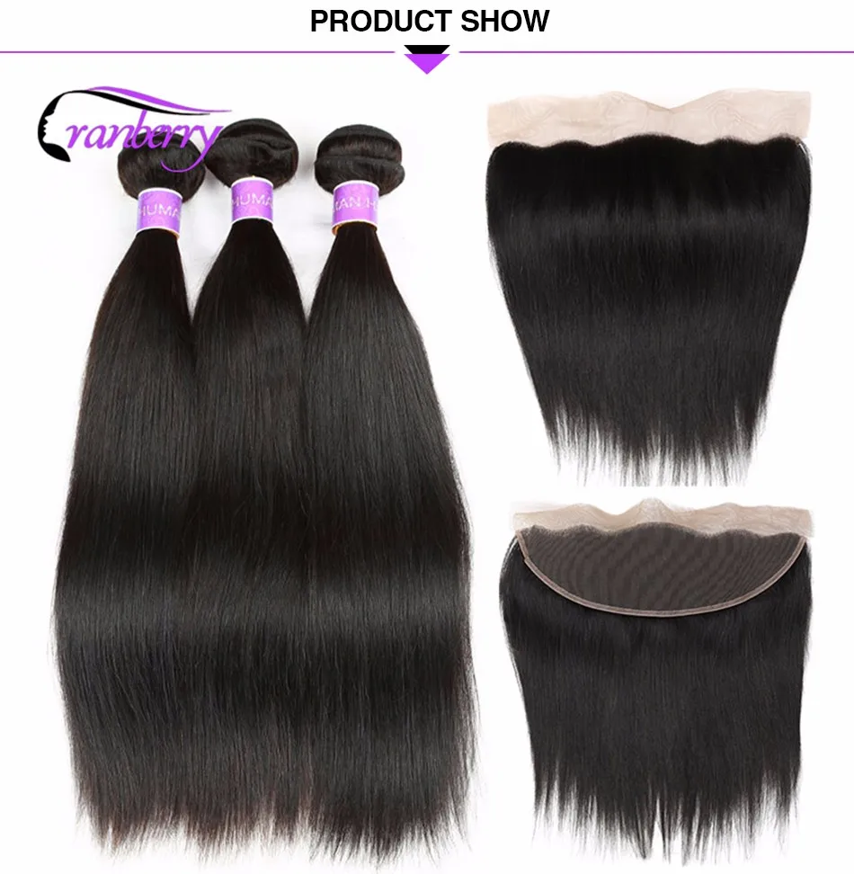 brazilian straight hair with frontal