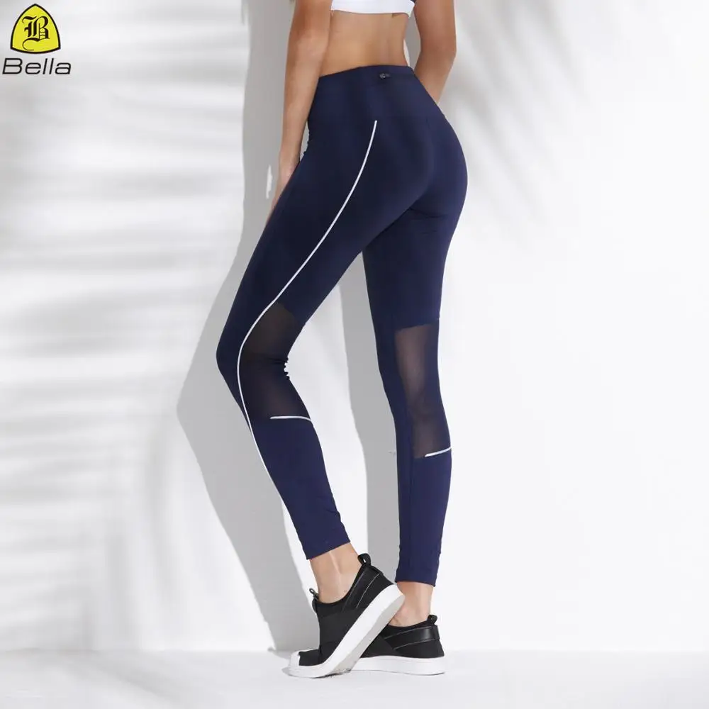 

Hight Impact Hot Sexy Girl China Wholesale Black Girls Wearing Yoga Pants For Workout, Navy and black