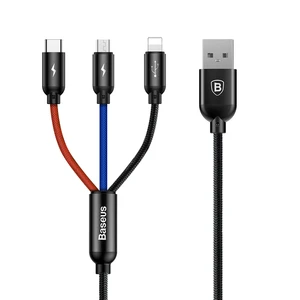 Baseus 3 1 Quick Charging USB Cable iPhone & Samsung