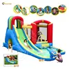 Happyhop 9047N Splash Wave Fun Zone , Inflatable Mega Slide and Pool Fun Park for children,inflatable bouncer and slide
