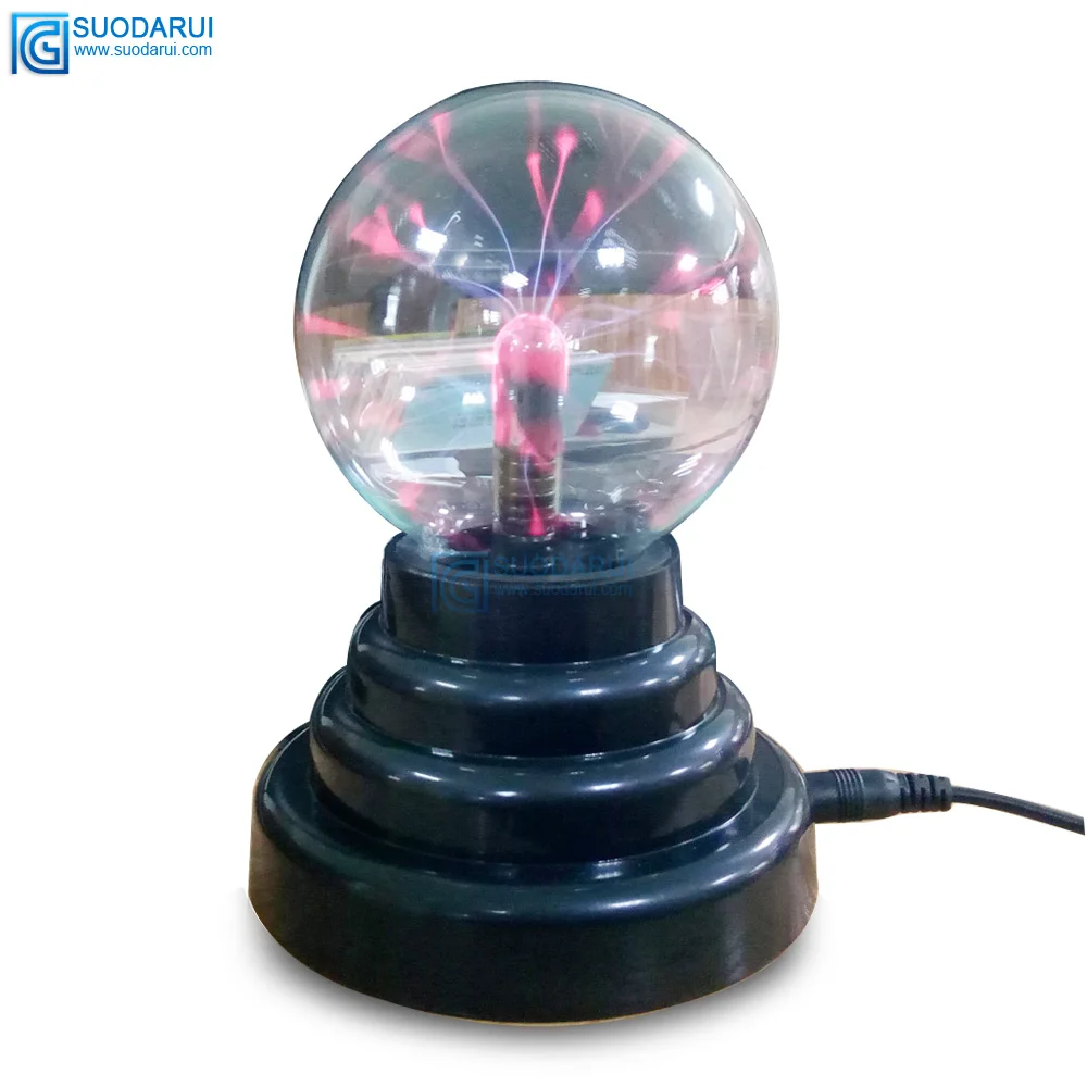 3inch USB Plasma Ball Sphere Light Magic Crystal Lamp static electricity Touch Sensitive negative ion Magic light