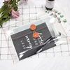 Transparent Pvc Water Resistant File Holder Filing Envelope with Snap Button