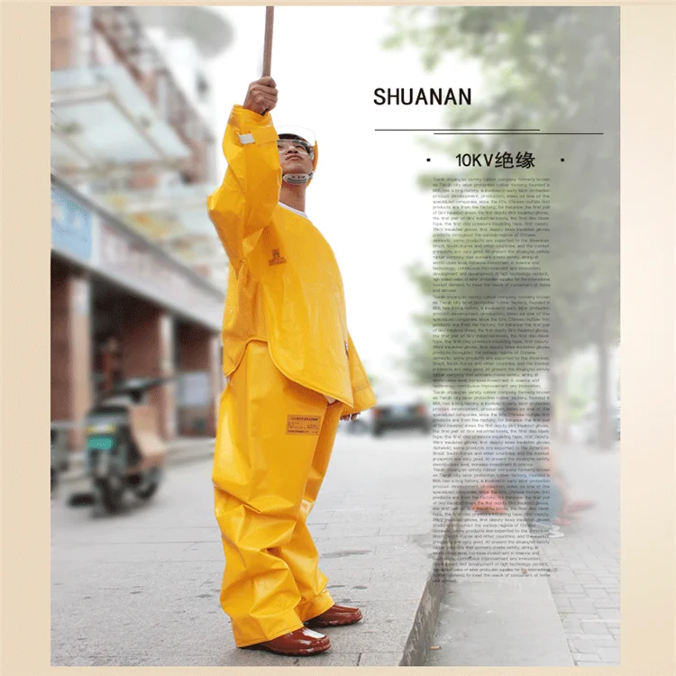 High Voltage Static Protection Natural Rubber Insulating Clothing Electrical Shock Buy High