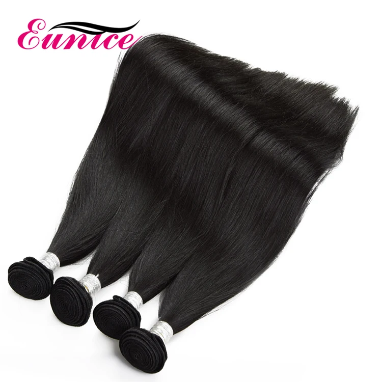 

100% Unprocessed straight malaysian human hair straight hair weft wholesale malaysian raw hair