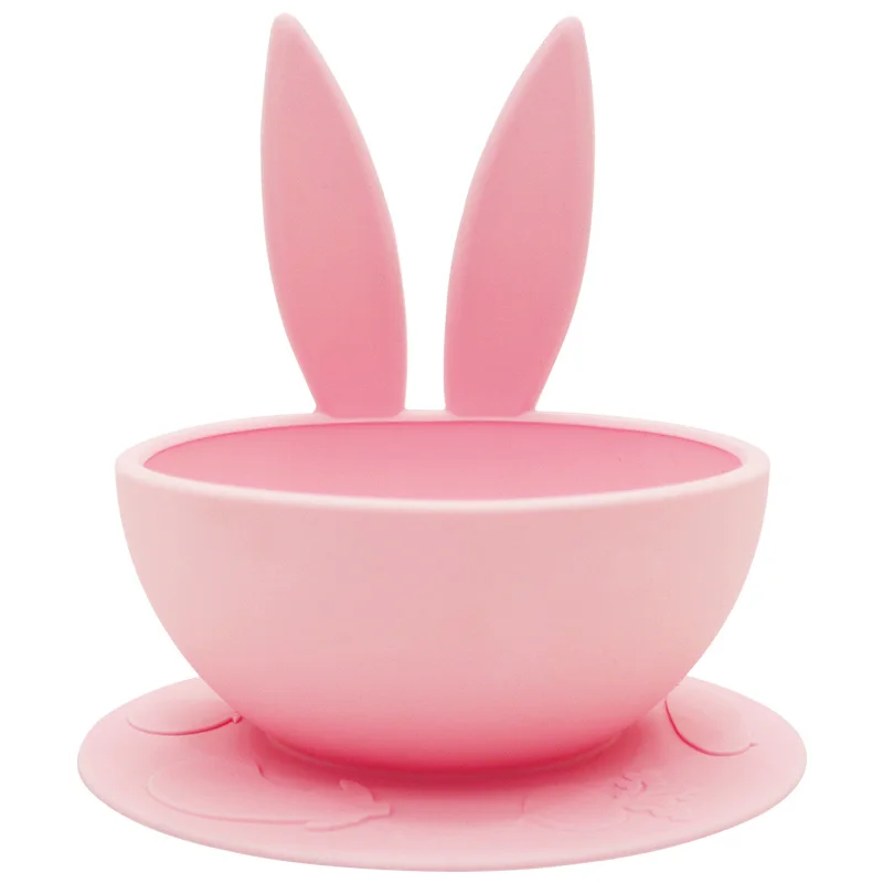 

BPA Free Food Grade Baby Feeding Products Suction Cup Silicone Bowl, Customized color