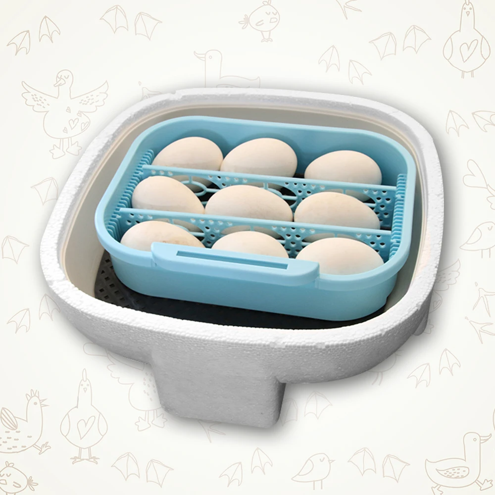 Digital temperature control 16 chicken egg incubator