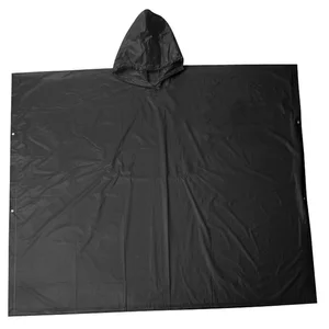 Image of top promotion PVC/peva/ pu reusable raincoats plastic durable rain wear