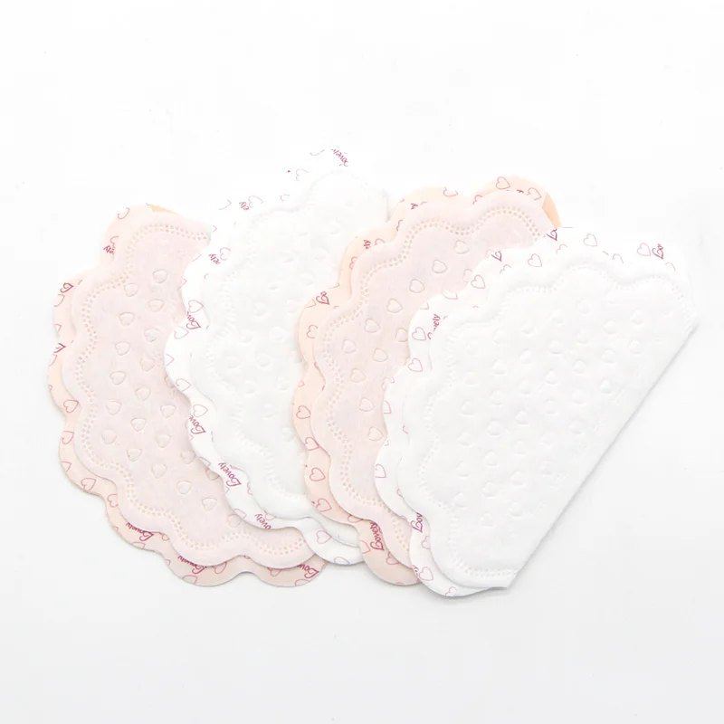 

Lacy Pink and White Disposable Underarm Armpit Sweat Absorbent Pad Patch