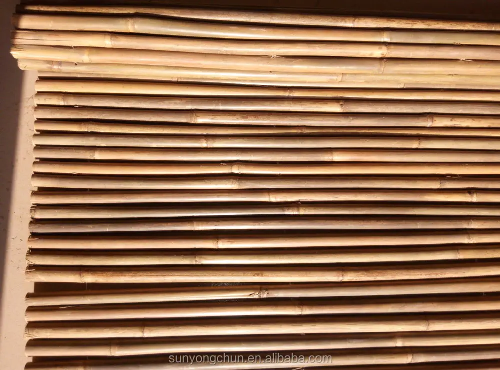Eco cheap large poles tonkin strong stick garden 300 bamboo wall slat fencing screening garden outdoor