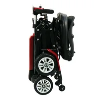 

Newest Automatical smart four wheel folding disabled electric mobility scooter with Lithium battery CE FDA standard