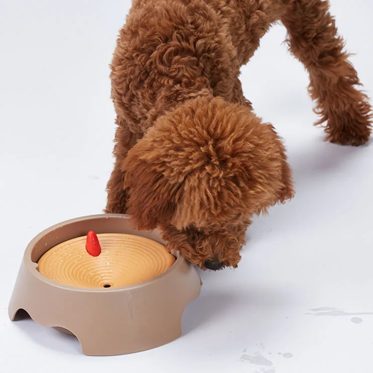 Wholesale Creative Not Wet Mouth Wet Beard Pet Dog Bowl Water Splash