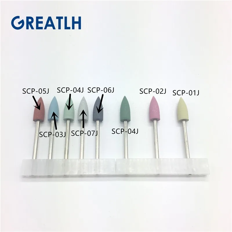 Dental Diamond Burs Composite Silicone Rubber Polishing Bur Of Dental