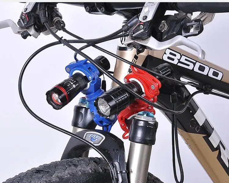 360 ° girable bicicleta soporte linterna lámparas soporte bicicleta accesorios 32mm TD