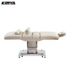 European Style luxury white hydraulic adjustable 3 motor couch massage table, facial beds Beauty Couch,facial bed