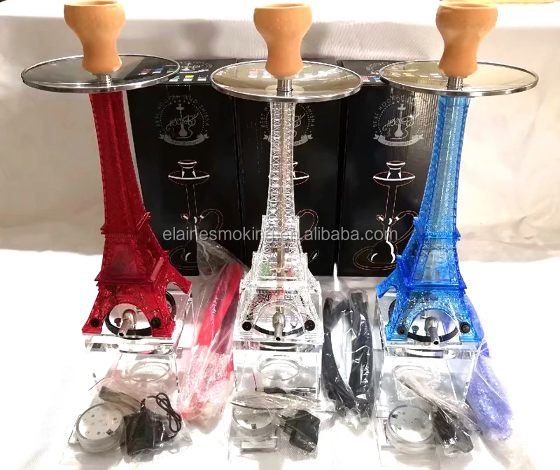 Led Fancy Hookah Hookah Shisha The Eiffel Tower Hookah Buy Eiffel