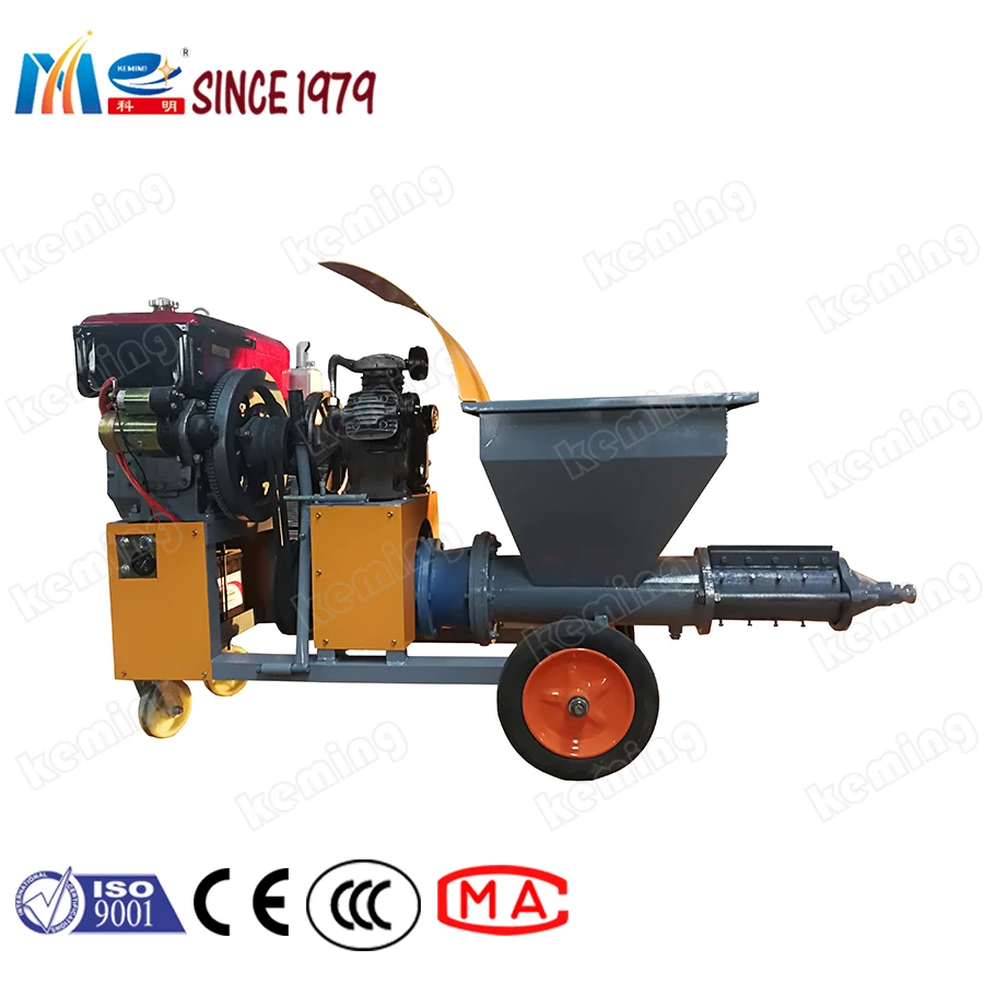 KLW120D plaster machine 2