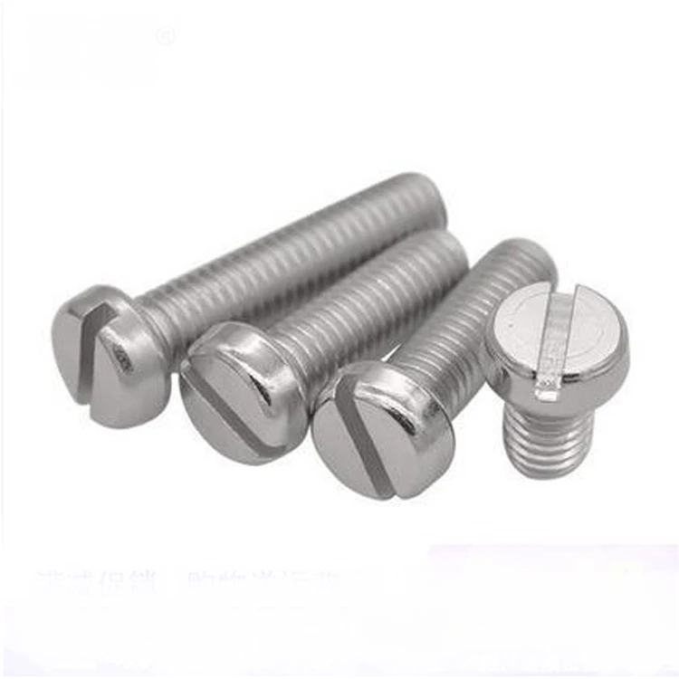 
Grade 4.8 Carbon Steel Slotted cheese head screws 