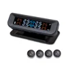 Solar power Windshield TPMS Digital tire Pressure Monitoring System with sensors Diagnostic Automated tire gauges