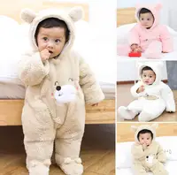 

Baby clothing Boy girls Clothes Cotton Newborn toddler rompers cute Infant new born winter clothing
