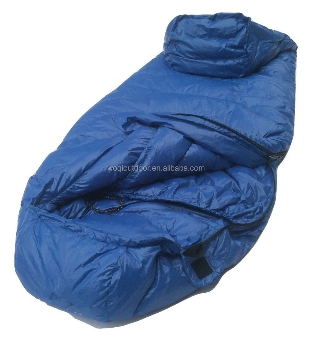 Woqi 32 F Ultralight Mummy Down Sleeping Bag For Backpacking With
