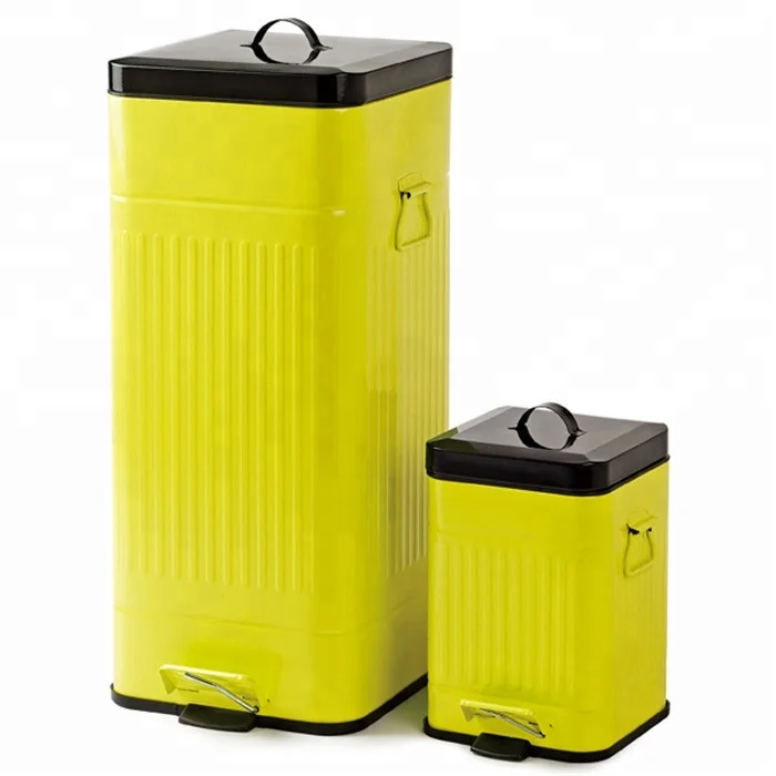 Foot Pedal Dust Trash Bin
