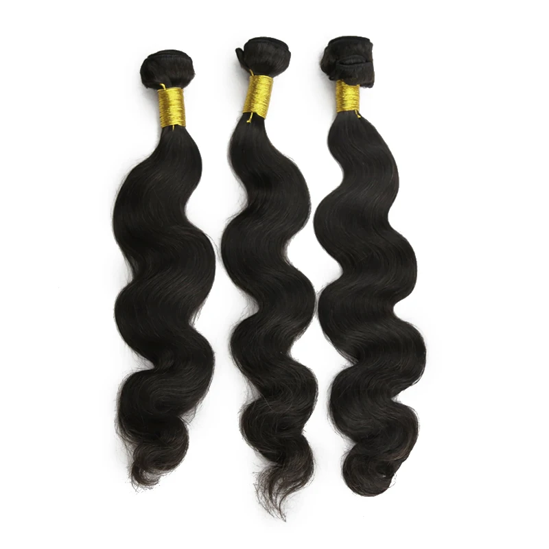 

wholesale human hair bundles, cheap remy hair extension with closure, cheap human hair, Natural color