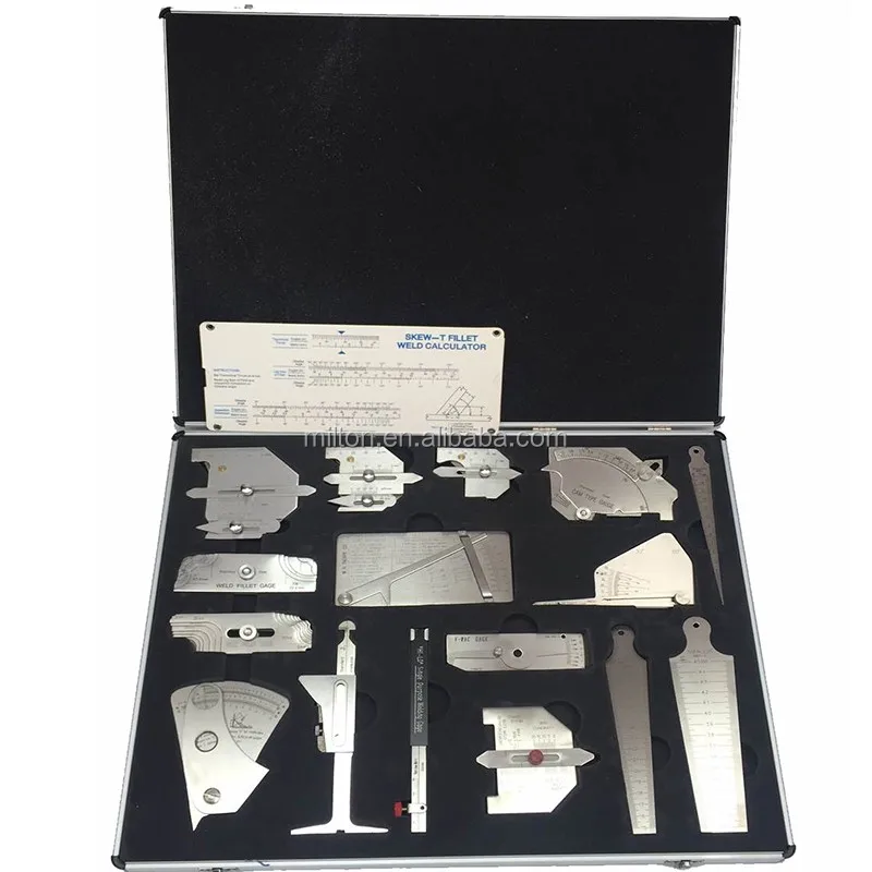 SKEW-T FILLET WELD GAUGE Welding Gage inspection ulnar test ruler