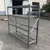 NSF Approved Chrome Rack Shelving Metal Shelves Wire/Muscle Rack Steel storage rack