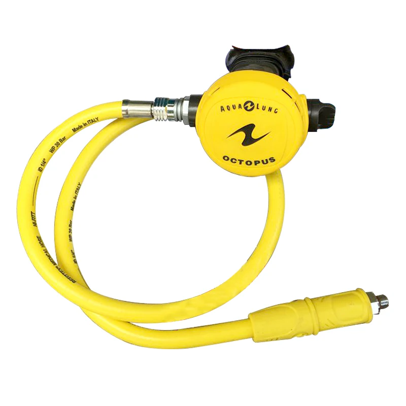 

Scuba Diving Second Stage Regulator Set for AQUALUNG Diving Octopus, Yellow black