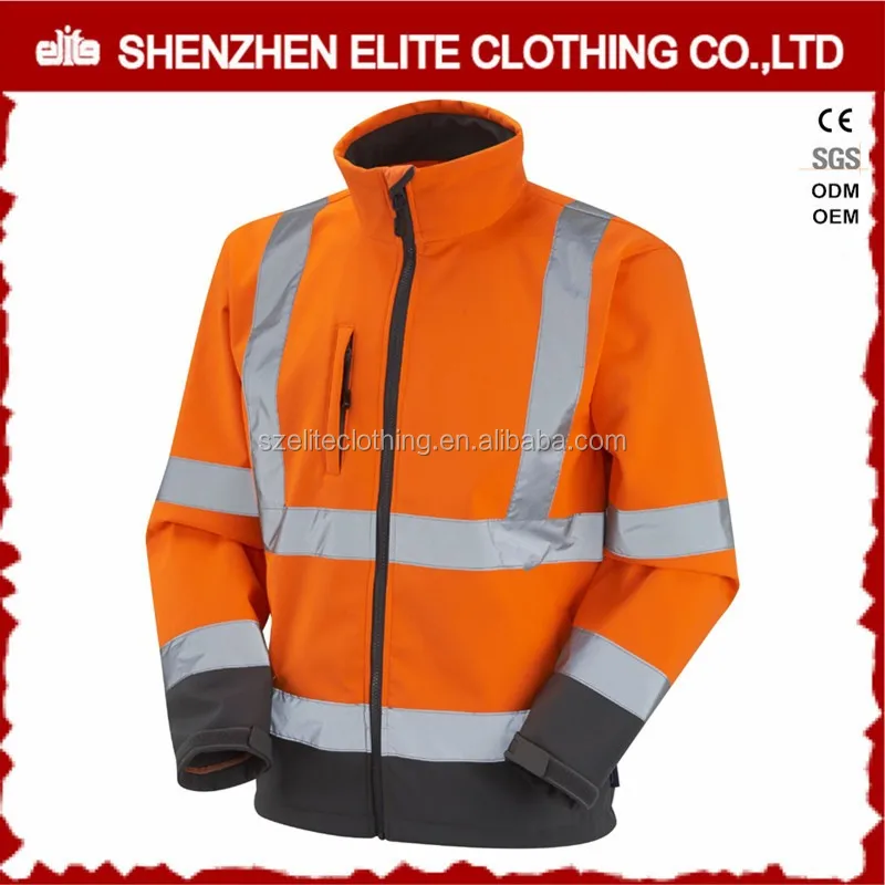 custom multi pockets navy blue high visibility reflective work pants.jpg
