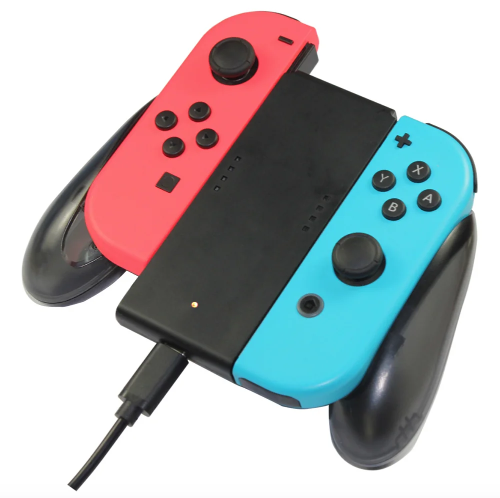 任天堂switch Joy Con控制器的游戏机充电器充电手柄手持手柄 Buy Nintendo Switch的充电手柄 Joy Con充电器 用于开关的游戏机充电器