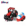 Electric Bump & Go Bubble Blowing Farm Tractor Truck Car Machine Toy With Light And Sounds