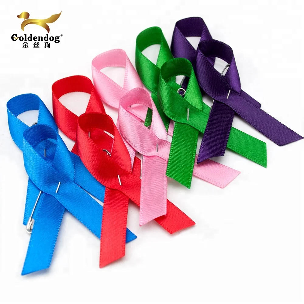Purple Awareness Ribbon With Safty Pin Buy Purple Awareness Ribbon