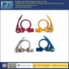 Custom high precision hot sale anodized seat post clamp for bike