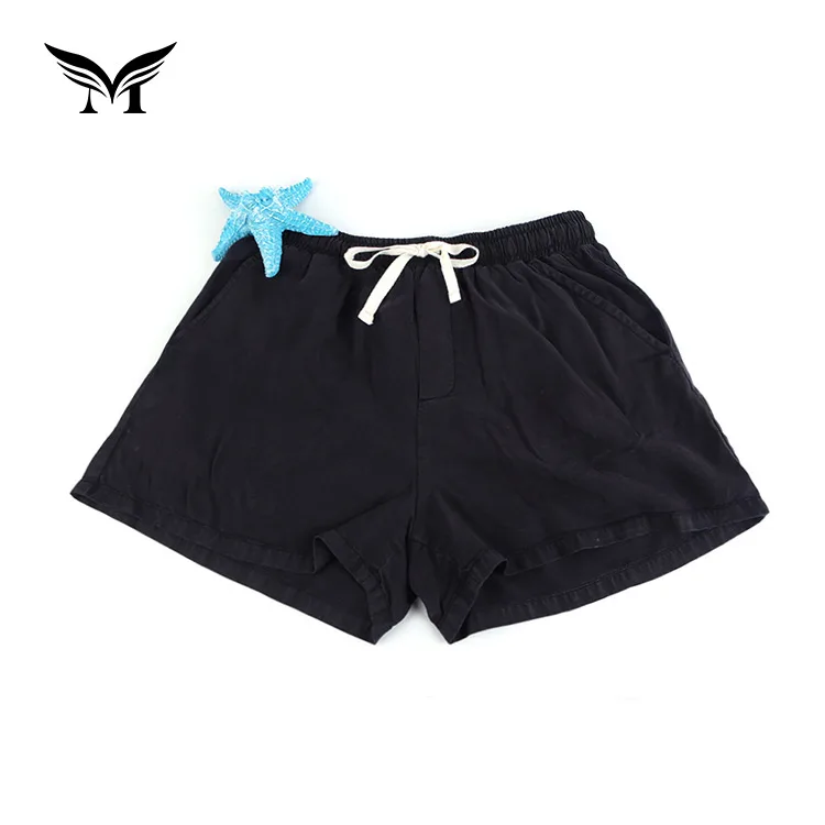 

Good sale wholesale ladies custom casual fancy woven sexy summer shorts with belt, As pictures or custom