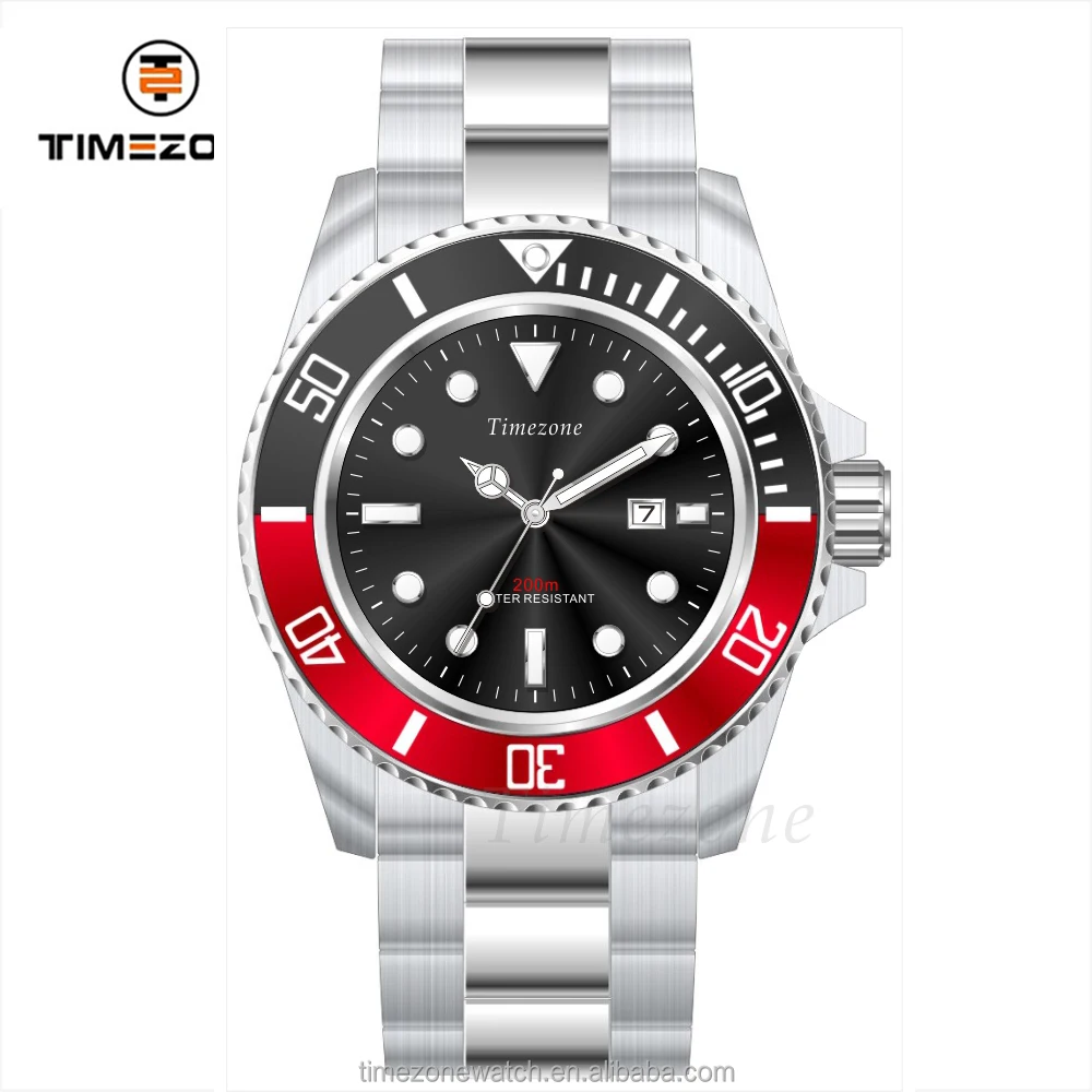 

Rollex watch super luminous stainless alloy private label watch, Picture & customized is welcome