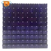 Outdoor Shining Violet Signs with Flickering Movable Reflective Elements