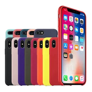 Soft Touch Liquid Silicone Phone Case iPhone