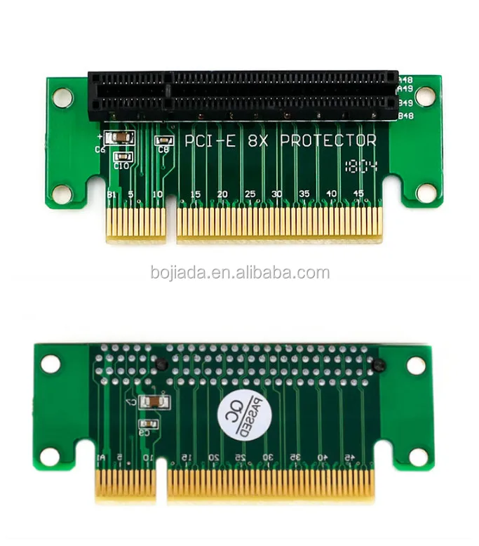 Pci-e Pci Express 8x 90 Degree Adapter Riser Card For 1u 2u Computer ...